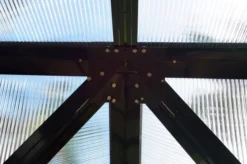 OUTFLEXX Gewächshaus, Schwarz, Alu/Polycarbonat, 381x377x250cm, Pulverbeschichtet 17 OUTFLEXX Gewächshaus, Schwarz, Alu/Polycarbonat, 381x377x250cm, Pulverbeschichtet -Deko Garten Verkauf 22282 8.jpg