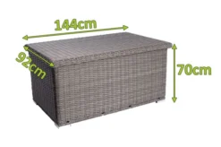 OUTFLEXX Kissenbox M, Grau, Polyrattan, 144x92x70cm -Deko Garten Verkauf 22290 5.jpg