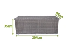 OUTFLEXX Kissenbox L, Grau, Polyrattan, 204x94x75cm -Deko Garten Verkauf 22291 5.jpg