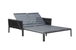 OUTFLEXX Mermaid Doppelliege, Anthrazit, Aluminium/XL Rope, 140x56x132 Cm, Inkl. Polster -Deko Garten Verkauf 22310 3.jpg