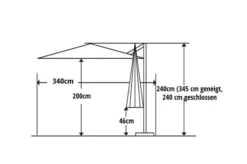 Schneider® SCHNEIDER Rhodos Junior Ampelschirm, Rot, 270x270 Cm, Quadratisch -Deko Garten Verkauf 22314 5.jpg