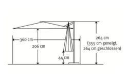 Schneider® SCHNEIDER Rhodos Twist Ampelschirm, Natur, 300x300 Cm, Quadratisch 15 Schneider® SCHNEIDER Rhodos Twist Ampelschirm, Natur, 300x300 Cm, Quadratisch -Deko Garten Verkauf 22315 5.jpg