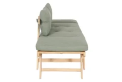 OUTFLEXX Lounge/Liege, FSC Akazie, Teakoptik, 192x70x60cm, Inkl. Polster, Grün -Deko Garten Verkauf 22356 12.jpg