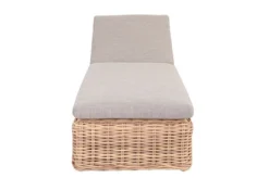 OUTFLEXX Sunlounger, Natur Meliert/sand, Polyrattan, 216x76x47 Cm, Rückenlehne Verstellbar -Deko Garten Verkauf 22361 4.jpg