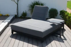 OUTFLEXX Doppelliegen, Anthrazit/flanelle, Alu/Sunbrella, 203x143x40/100, Höhenverstellbare Rückenlehne -Deko Garten Verkauf 22412 3.jpg