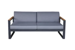 OUTFLEXX Bury Loungemöbel, Anthrazit/grau, Alu/Olefin, 4 Personen, Loungetisch 120x72 Cm 8 OUTFLEXX Bury Loungemöbel, Anthrazit/grau, Alu/Olefin, 4 Personen, Loungetisch 120x72 Cm -Deko Garten Verkauf 22414 03.jpg