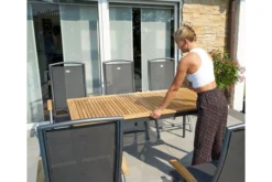 HARTMAN Silencio / Primo Sitzgruppe, Xerix/natur, Alu/Teak, 8 Multipo, 160/220x90cm, FSC-Teak Tischplatte -Deko Garten Verkauf 22443 9.jpg