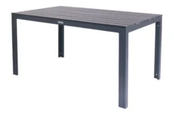 VILLANA Esstischgarnitur, Anthrazit/grau, Alu/Holzimitat/Textil, Tisch 150x90cm, 6 Stapelsessel -Deko Garten Verkauf 22580 11.jpg