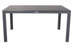 VILLANA Esstischgarnitur, Anthrazit/grau, Alu/Holzimitat/Textil, Tisch 150x90cm, 6 Stapelsessel -Deko Garten Verkauf 22580 12.jpg