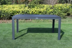 VILLANA Esstischgarnitur, Anthrazit/grau, Alu/Holzimitat/Textil, Tisch 150x90cm, 6 Stapelsessel -Deko Garten Verkauf 22580 14.jpg