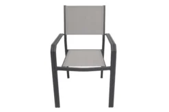 VILLANA Esstischgarnitur, Anthrazit/grau, Alu/Holzimitat/Textil, Tisch 150x90cm, 6 Stapelsessel -Deko Garten Verkauf 22580 16.jpg