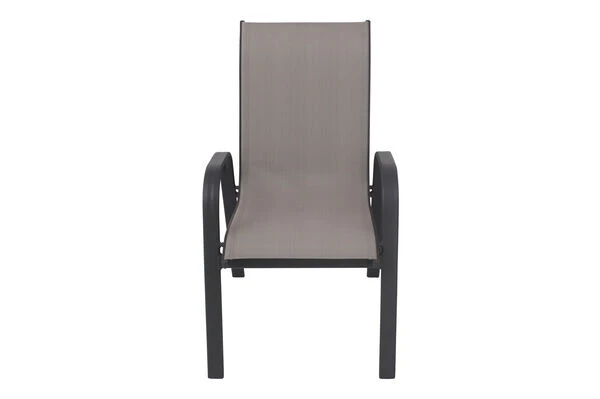 VILLANA Esstischgruppe, Anthrazit/grau, Alu/Textilene, Tisch 130/180x90cm, 4 Stapelsessel, 2 Multipo 20 VILLANA Esstischgruppe, Anthrazit/grau, Alu/Textilene, Tisch 130/180x90cm, 4 Stapelsessel, 2 Multipo – Bild 20