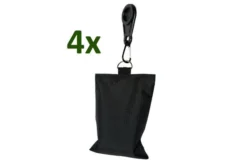 OUTTECH Schutzhüllen Zubehör, 4er Set Sandsäcke, Schwarz, Verhindert Bildung Von Wassersäcken, Befüllt