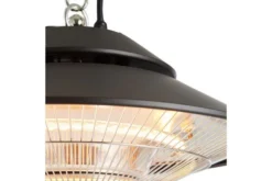 OUTTECH Heizstrahler, Schwarz, Aluminium, 42,5x42,5x25cm, Wassergeschützt, Inkl. Fernbedienung -Deko Garten Verkauf 22856 7.jpg