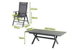 HARTMAN Xanadu / Alice Sitzgruppe, Xerix, Alu/Textilene/Glaskeramik, 4 Multipo, 160/220x100cm -Deko Garten Verkauf 23254 mass.jpg