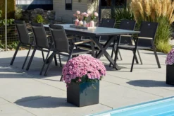 HARTMAN Xanadu / Aruba Sitzgruppe, Xerix/natur, Alu/Teak/Glaskeramik, 6 Multipo, 160/220x100cm, FSC-Teak Armlehnen -Deko Garten Verkauf 23268 2 1.jpg