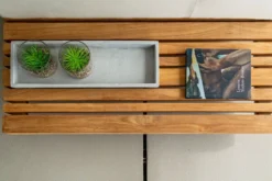 OUTFLEXX Icon Ecklounge, Natte/natur, Alu/Teak/Sunbrella, 4-5 Personen, Inkl. Loungetisch, Seitenablage Aus Teak -Deko Garten Verkauf 23403 7.jpg