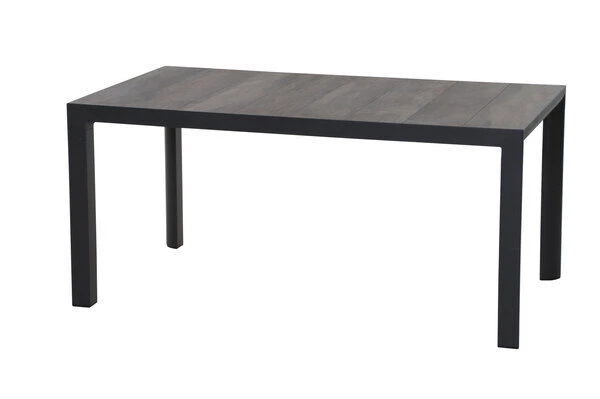 SIENA GARDEN Silva/Corido Dining Set, Anthrazit/grau, Alu/Gardino®-Geflecht/Keramik, 160 X 90cm, Inkl. 4 Diningsessel 3 SIENA GARDEN Silva/Corido Dining Set, Anthrazit/grau, Alu/Gardino®-Geflecht/Keramik, 160 X 90cm, Inkl. 4 Diningsessel – Bild 3