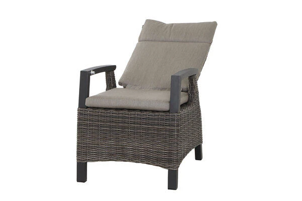 SIENA GARDEN Silva/Corido Dining Set, Anthrazit/grau, Alu/Gardino®-Geflecht/Keramik, 160 X 90cm, Inkl. 4 Diningsessel 8 SIENA GARDEN Silva/Corido Dining Set, Anthrazit/grau, Alu/Gardino®-Geflecht/Keramik, 160 X 90cm, Inkl. 4 Diningsessel – Bild 8