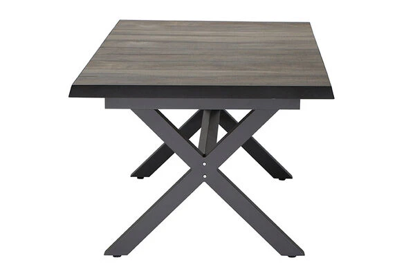 SIENA GARDEN Sincro/Valencia Dining Set, Anthrazit/grau, Alu/Textilgewebe/Keramik, 200-260x103cm, Inkl. 8 Diningsessel, Stufenlos Verstellbar 12 SIENA GARDEN Sincro/Valencia Dining Set, Anthrazit/grau, Alu/Textilgewebe/Keramik, 200-260x103cm, Inkl. 8 Diningsessel, Stufenlos Verstellbar – Bild 12