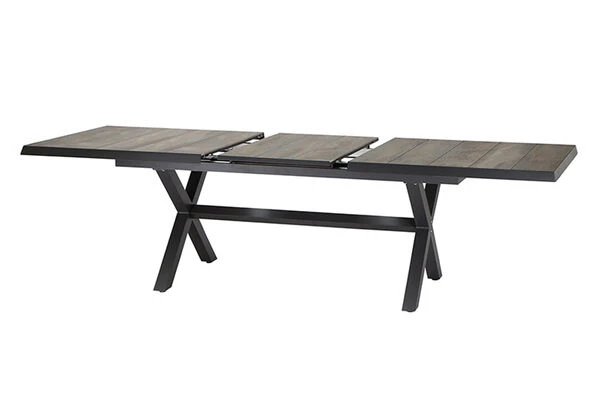 SIENA GARDEN Sincro/Valencia Dining Set, Anthrazit/grau, Alu/Textilgewebe/Keramik, 200-260x103cm, Inkl. 8 Diningsessel, Stufenlos Verstellbar 15 SIENA GARDEN Sincro/Valencia Dining Set, Anthrazit/grau, Alu/Textilgewebe/Keramik, 200-260x103cm, Inkl. 8 Diningsessel, Stufenlos Verstellbar – Bild 15