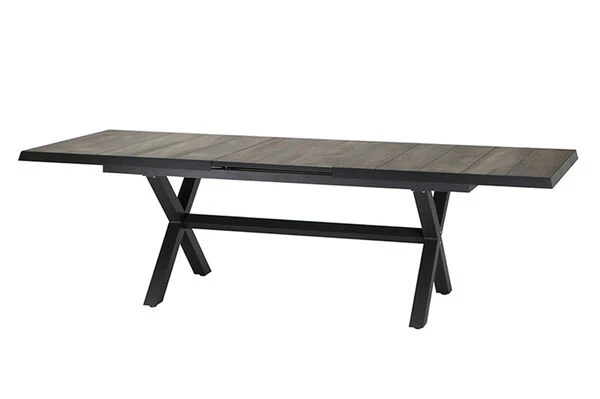 SIENA GARDEN Sincro/Valencia Dining Set, Anthrazit/grau, Alu/Textilgewebe/Keramik, 200-260x103cm, Inkl. 8 Diningsessel, Stufenlos Verstellbar 16 SIENA GARDEN Sincro/Valencia Dining Set, Anthrazit/grau, Alu/Textilgewebe/Keramik, 200-260x103cm, Inkl. 8 Diningsessel, Stufenlos Verstellbar – Bild 16