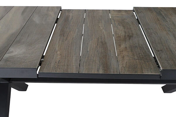 SIENA GARDEN Sincro/Valencia Dining Set, Anthrazit/grau, Alu/Textilgewebe/Keramik, 200-260x103cm, Inkl. 8 Diningsessel, Stufenlos Verstellbar 20 SIENA GARDEN Sincro/Valencia Dining Set, Anthrazit/grau, Alu/Textilgewebe/Keramik, 200-260x103cm, Inkl. 8 Diningsessel, Stufenlos Verstellbar – Bild 20