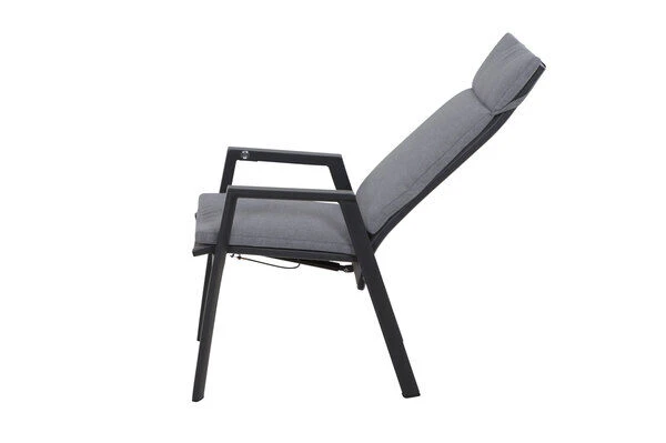 SIENA GARDEN Sincro/Valencia Dining Set, Anthrazit/grau, Alu/Textilgewebe/Keramik, 200-260x103cm, Inkl. 8 Diningsessel, Stufenlos Verstellbar 8 SIENA GARDEN Sincro/Valencia Dining Set, Anthrazit/grau, Alu/Textilgewebe/Keramik, 200-260x103cm, Inkl. 8 Diningsessel, Stufenlos Verstellbar – Bild 8