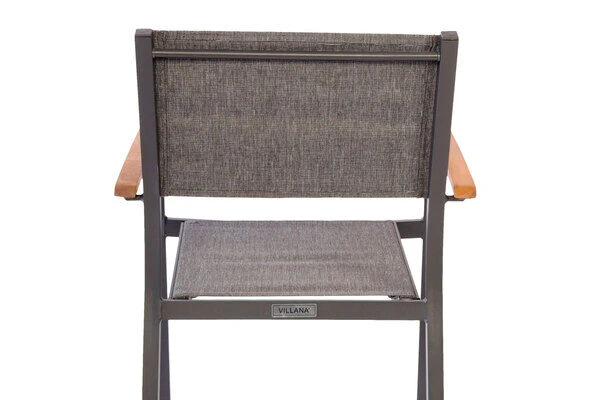 VILLANA Esstischgarnitur, Anthrazit/grau, Alu/ FSC-Akazienholz, Ausziehtisch 150/200 Cm, 8 Stapelstühle 16 VILLANA Esstischgarnitur, Anthrazit/grau, Alu/ FSC-Akazienholz, Ausziehtisch 150/200 Cm, 8 Stapelstühle – Bild 16