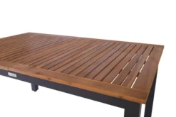 VILLANA Esstischgarnitur, Anthrazit/grau, Alu/ FSC-Akazienholz, Ausziehtisch 150/200 Cm, 8 Stapelstühle 27 VILLANA Esstischgarnitur, Anthrazit/grau, Alu/ FSC-Akazienholz, Ausziehtisch 150/200 Cm, 8 Stapelstühle -Deko Garten Verkauf 23911 09.jpg