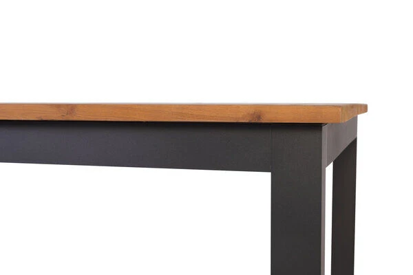 VILLANA Esstischgarnitur, Anthrazit/grau, Alu/ FSC-Akazienholz, Ausziehtisch 150/200 Cm, 8 Stapelstühle 13 VILLANA Esstischgarnitur, Anthrazit/grau, Alu/ FSC-Akazienholz, Ausziehtisch 150/200 Cm, 8 Stapelstühle – Bild 13