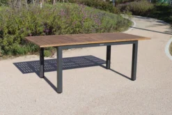 VILLANA Esstischgarnitur, Anthrazit/grau, Alu/ FSC-Akazienholz, Ausziehtisch 150/200 Cm, 8 Stapelstühle 19 VILLANA Esstischgarnitur, Anthrazit/grau, Alu/ FSC-Akazienholz, Ausziehtisch 150/200 Cm, 8 Stapelstühle -Deko Garten Verkauf 23911 12.jpg