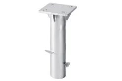 Schneider® SCHNEIDER Universal-Bodenplatte Für Sonnenschirme, Silber, Stahl Verzinkt, 16 X 16 X 40 Cm