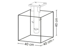 Schneider® SCHNEIDER Universal-Bodenplatte Für Sonnenschirme, Silber, Stahl Verzinkt, 16 X 16 X 40 Cm -Deko Garten Verkauf 2664 06.jpg