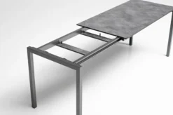 KETTLER Cubic/Basic Plus Esstischgarnitur, Anthrazit, Alu/HPL/Textilene, 140/210x70 Cm, 6 Stapelsessel -Deko Garten Verkauf 28833 07.jpg