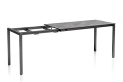 KETTLER Cubic/Basic Plus Esstischgarnitur, Anthrazit, Alu/HPL/Textilene, 140/210x70 Cm, 6 Stapelsessel -Deko Garten Verkauf 28833 08.jpg