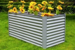 OUTFLEXX Hochbeet, Silber, Zincalume, Pulverbeschichtet, 180 X 90 X 84 Cm 14 OUTFLEXX Hochbeet, Silber, Zincalume, Pulverbeschichtet, 180 X 90 X 84 Cm -Deko Garten Verkauf 2 13724.jpg