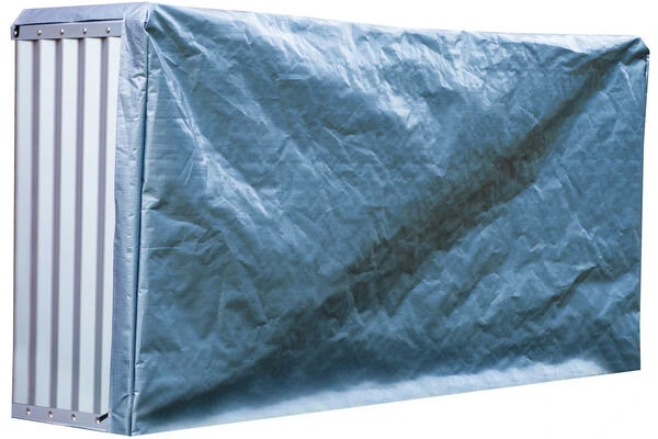 OUTFLEXX Wetterschutzvorhang Für 14886, 14813, Silber-grau, 210x44x105 Cm 2 OUTFLEXX Wetterschutzvorhang Für 14886, 14813, Silber-grau, 210x44x105 Cm – Bild 2
