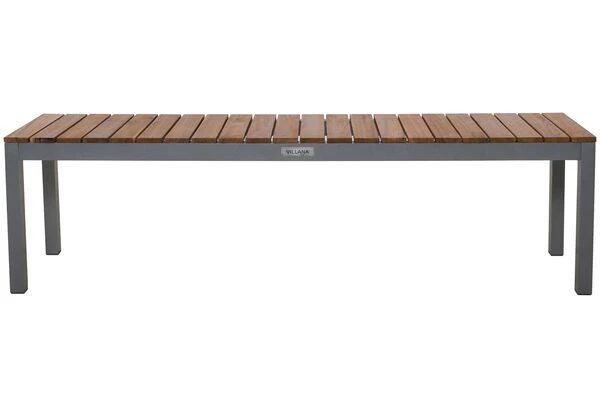 VILLANA Bank, Alu Pulverbeschichtet / FSC Akazienholz, 3 Personen, 165 X 40 X 45 Cm 8 VILLANA Bank, Alu Pulverbeschichtet / FSC Akazienholz, 3 Personen, 165 X 40 X 45 Cm – Bild 8