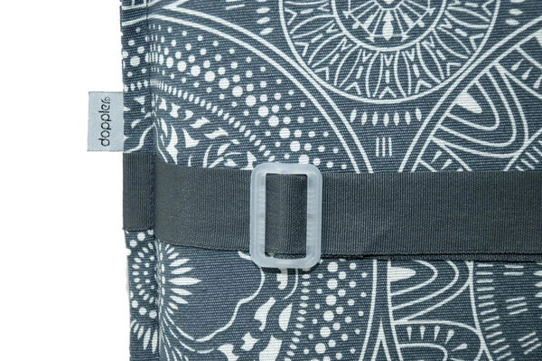 DOPPLER Lyra Stuhlauflage Niederlehner, Grau Gemustert, Polyester, 100 X 48 X 7 Cm, Mit Reißverschluss 2 DOPPLER Lyra Stuhlauflage Niederlehner, Grau Gemustert, Polyester, 100 X 48 X 7 Cm, Mit Reißverschluss – Bild 2