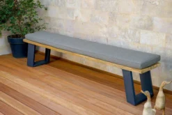 OUTFLEXX Bank, Dark Grey/natur, Alu/recycled FSC®-Teak, 240x100x45cm, Mit Baumkante -Deko Garten Verkauf 2 20317.jpg