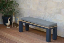 OUTFLEXX Oxford Bank, Dark Grey/natur, Alu/recycled FSC®-Teak, 150x40x45cm, Rustikal Gebürstet -Deko Garten Verkauf 2 20334.jpg