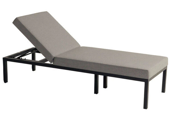 HARTMAN Eva Loungeliege, Flanelle, Sunbrella, 195 X 70 X 45 Cm, Rückenlehne Verstellbar, Hohe Liegefläche 2 HARTMAN Eva Loungeliege, Flanelle, Sunbrella, 195 X 70 X 45 Cm, Rückenlehne Verstellbar, Hohe Liegefläche – Bild 2