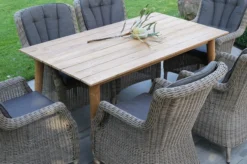 Ploß Loungetisch Wellington, Natur, Premium SLVK-Teakholz, 160 X 90 X 75 Cm