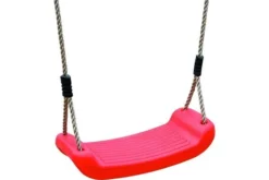 KARIBU Schaukelsitz, Rot, Kunststoff, 44x17x9cm