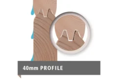 KARIBU Gartenhaus Radeburg 2, Terragrau, Fichtenholz 40mm, 724 X 309 X 229,5 Cm, Pultdach, Anbau 3,3m -Deko Garten Verkauf 30477 2 08.jpg