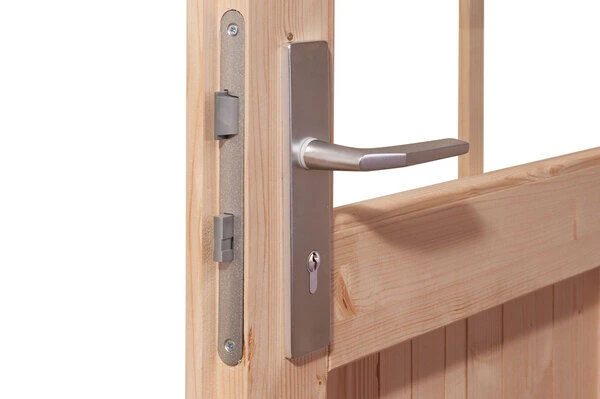 KARIBU Gartenhaus Radeburg 3, Naturbelassen, Fichtenholz 40mm, 724 X 369 X 229,5 Cm, Pultdach, Anbau 3,3m Mit Rückwand 3 KARIBU Gartenhaus Radeburg 3, Naturbelassen, Fichtenholz 40mm, 724 X 369 X 229,5 Cm, Pultdach, Anbau 3,3m Mit Rückwand – Bild 3