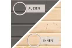 KARIBU Gartenhaus Askola 3,5, Terragrau, Fichtenholz 19mm, 491 X 246 X 211 Cm, Flachdach, Anbau 2,4m -Deko Garten Verkauf 30536 1 04.jpg