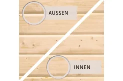 KARIBU Gartenhaus Askola 5, Naturbelassen, Fichtenholz 19mm, 591,5 X 246 X 211 Cm, Flachdach, Seitlicher Anbau 2,8m Mit Rückwand -Deko Garten Verkauf 30540 9 04.jpg