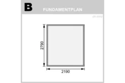 KARIBU Gartenhaus Bastrup 4, Anthrazit, Fichtenholz 28mm, 237 X 297 X 222 Cm, Pultdach, Eco Doppelflügeltür -Deko Garten Verkauf 30562 3 06.jpg